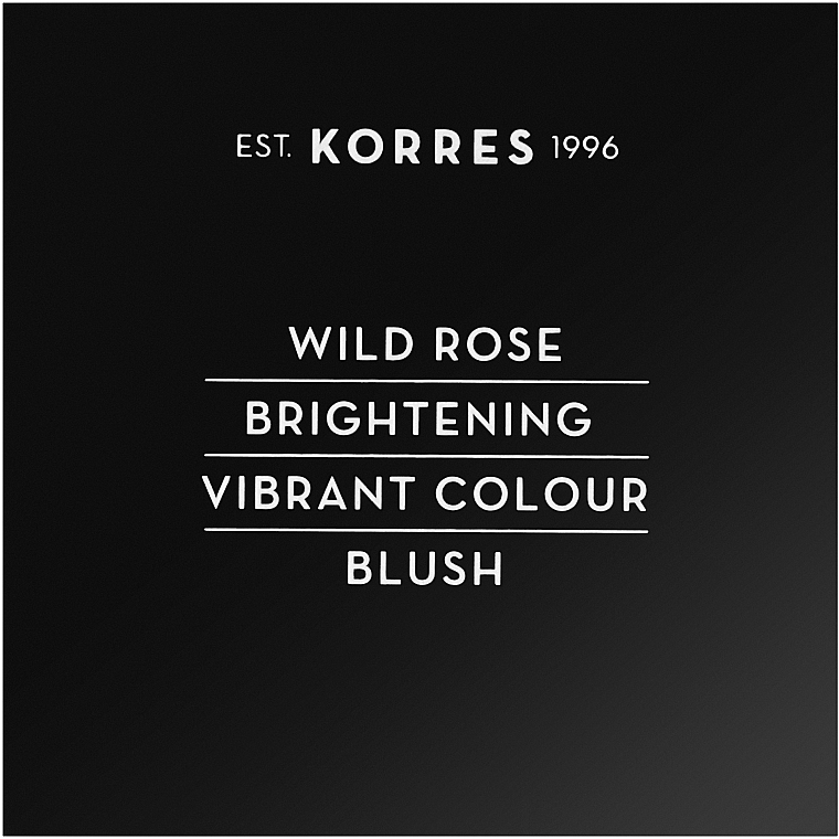Pudrowy róż do policzków - Korres Wild Rose Brightening Vibrant Colour Blush — Zdjęcie N2