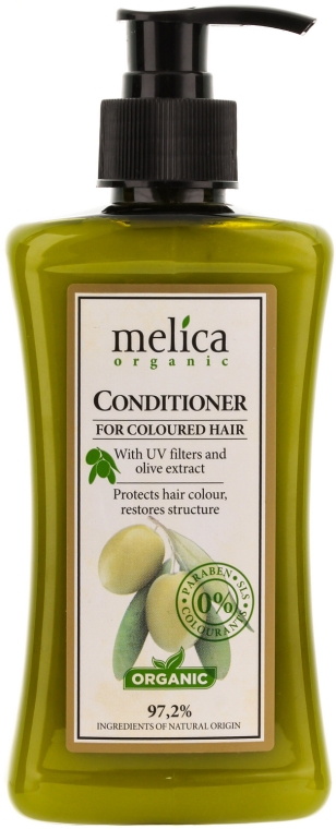 Balsam-odżywka do włosów farbowanych - Melica Organic for Coloured Hair Conditioner — Zdjęcie N1