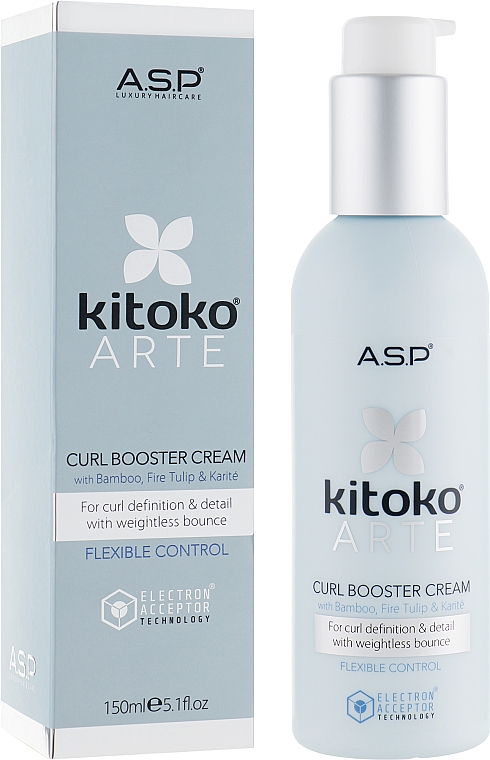 Krem do loków - Affinage Salon Professional Kitoko Arte Curl Booster Cream — Zdjęcie N1