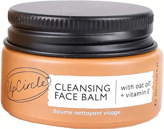 Oczyszczający balsam do twarzy - UpCircle Cleansing Face Balm with Oat Oil + Vitamin E Travel Size (mini) — Zdjęcie N1
