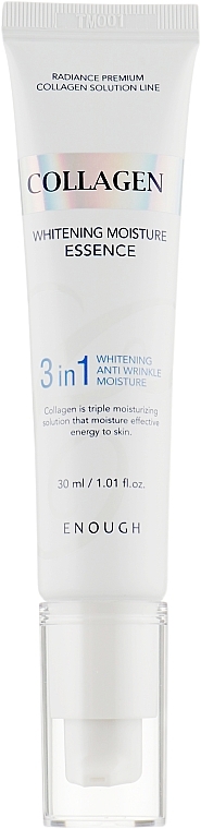 Rozjaśniająca esencja do twarzy z kolagenem - Enough 3in1 Collagen Whitening Essence — Zdjęcie N1