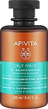 Szampon regulujący wydzielanie sebum Mięta pieprzowa i propolis - Apivita Propoline Balancing Shampoo For Very Oily Hair — Zdjęcie N1