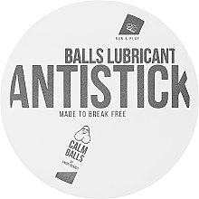 Sportowy lubrykant na bazie wazeliny - Angry Beards Antistick Balls Lubricant — Zdjęcie N1