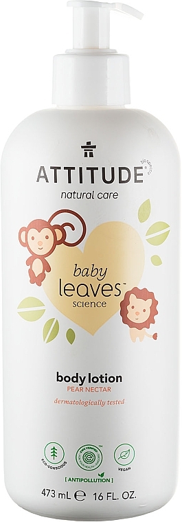 Balsam do ciała z nektarem gruszkowym - Attitude Natural Body Lotion Pear Nectar — Zdjęcie N1