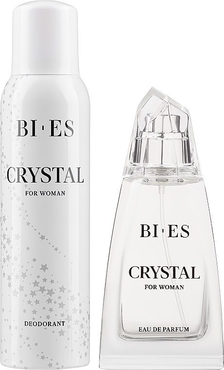 Bi-Es Crystal - Zestaw (edp 100 ml + deo 150 ml) — Zdjęcie N2