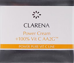 Krem do twarzy ze 100% aktywną witaminą C - Clarena Power Cream 100% Vit C AA2G — Zdjęcie N2