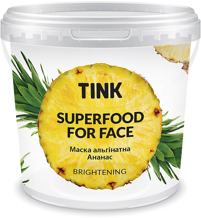 Rozświetlająca maska ​​algowa Ananas i witamina C - Tink SuperFood For Face Alginate Mask