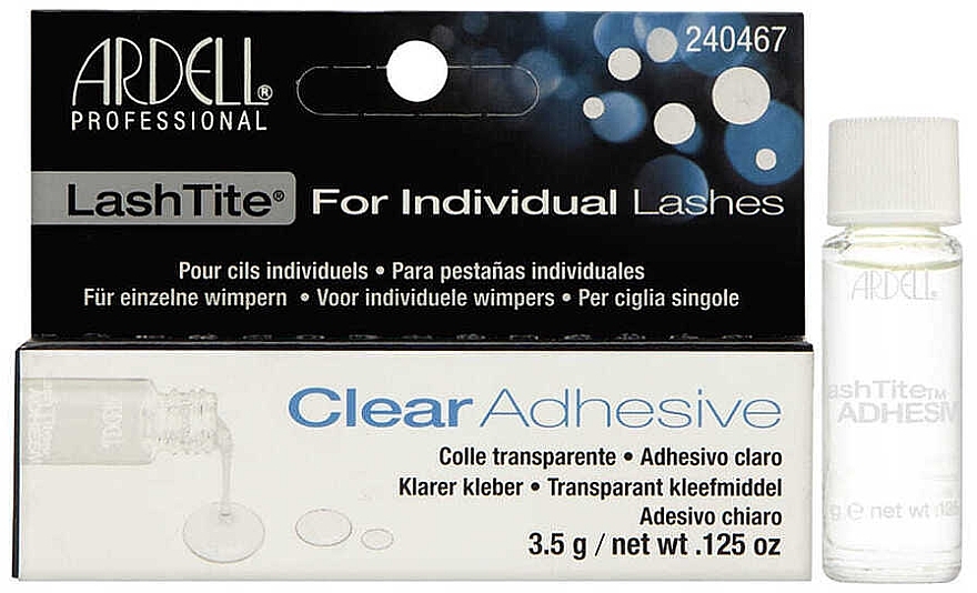 Klej do kępek rzęs - Ardell LashTite Clear Adhesive For Individual Lashes