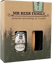 Kup Zestaw - Mr Bear Family Beard Wilderness Kit (fluid/60 ml + brush/1 pcs)