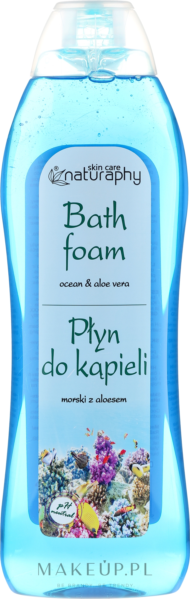 Płyn do kąpieli, Morski z aloesem - Naturaphy Bath Foam — Zdjęcie 1000 ml