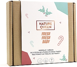 Kup Zestaw - Nature Queen Fresh Fresh Baby (hydrolat/100ml + cl/foam/175ml + f/scrub/75ml)