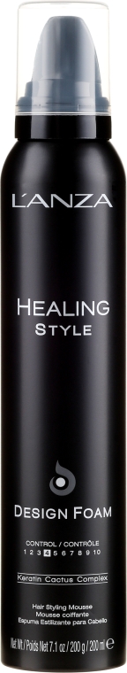 Pianka do stylizacji włosów - L'anza Healing Style Design Foam — Zdjęcie N1