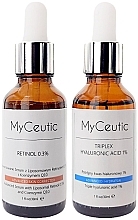 Zestaw - MyCeutic Retinol Skin Tolerance Building Retinol 0.3% Triplex Set 1 (f/ser 30 ml x 2) — Zdjęcie N1