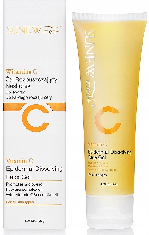 Żel rozpuszczający naskórek do twarzy - SunewMed+ Vitamin C Epidermal Dissolving Face Gel — Zdjęcie N1