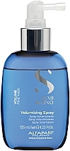 Spray zwiększający objętość cienkich włosów - Alfaparf Semi Di Lino Volumizing Spray — Zdjęcie N1