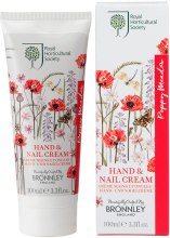 Kup Bronnley RHS Poppy Meadow Hand & Nail Cream - Nawilżający krem do rąk i paznokci Kwiaty maku