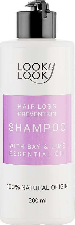 Szampon przeciw wypadaniu włosów z olejkiem laurowym - Looky Look Hair Care Shampoo — Zdjęcie N1