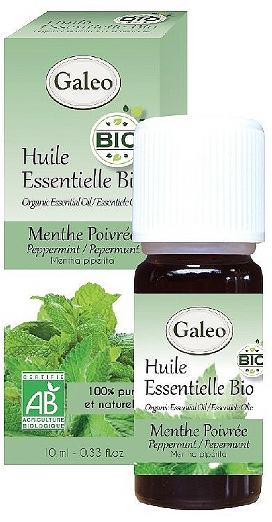 Organiczny olejek eteryczny z mięty pieprzowej - Galeo Organic Essential Oil Peppermint — Zdjęcie N1