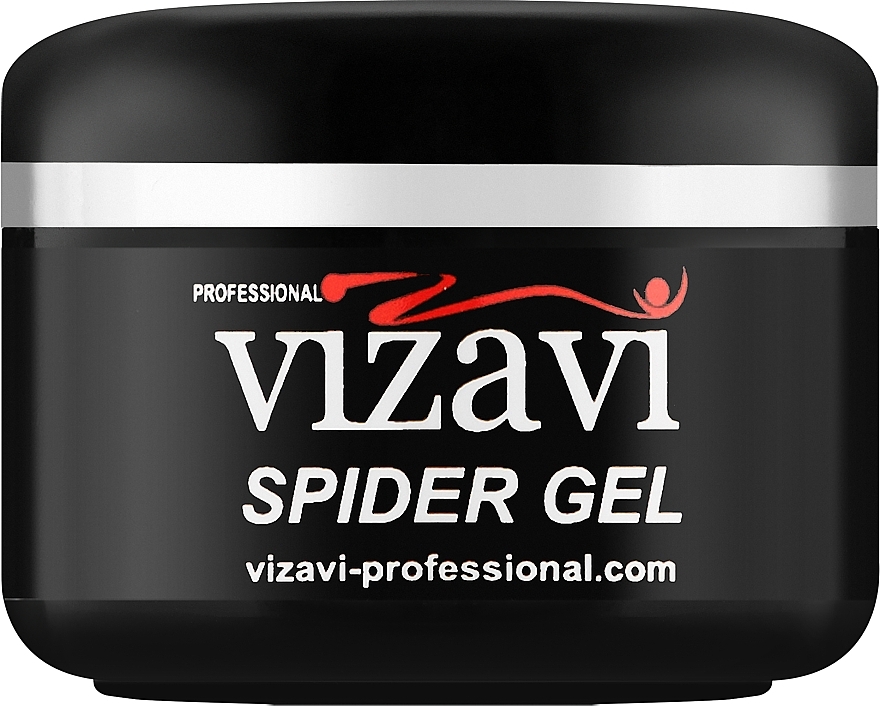 Żel do zdobienia paznokci z efektem pajęczyny - Vizavi Professional Sticky Gel Paint — Zdjęcie N1