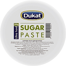 Cukrowa pasta do depilacji, twarda - Dukat Sugar Paste Extr — Zdjęcie N1