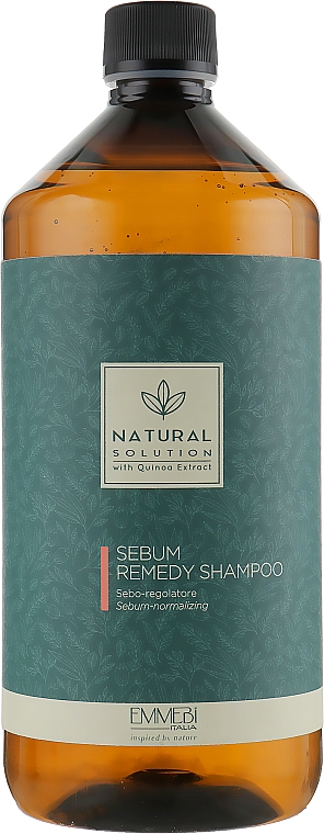 Szampon sebonormalizujący - Emmebi Italia Natural Solution Sebum Remedy Shampoo — Zdjęcie N3