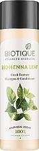 Kup Szampon i odżywka Liście henny - Biotique Bio Henna Leaf Fresh Texture Shampoo & Conditioner With Color