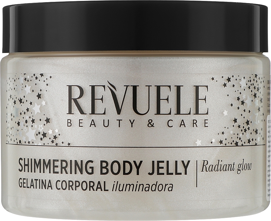 Połyskująca galaretka do ciała, srebrna - Revuele Shimmering Body Jelly Silver — Zdjęcie N1