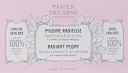 Zestaw - Panier des Sens Face Care Radiant Peony (cr/2x2ml + ser/1ml) — Zdjęcie N2