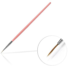 Kup Pędzelek do zdobienie paznokci, 8 mm, różowy - Silcare Brush 01