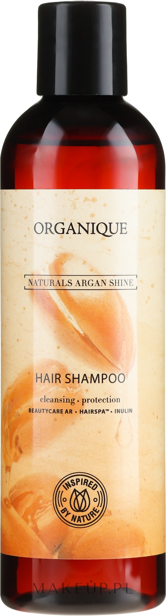 Szampon do włosów suchych i matowych - Organique Naturals Argan Shine — Zdjęcie 250 ml