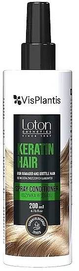 Keratynowa odżywka w sprayu do włosów - Vis Plantis Loton Keratin Hair Spray Conditioner — Zdjęcie N1