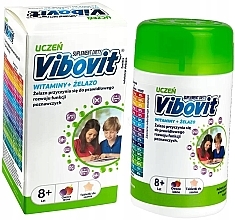 Kup Suplement diety dla dzieci o smaku dzikich jagód Witaminy + żelazo - Vibovit Student Vitamins + Iron