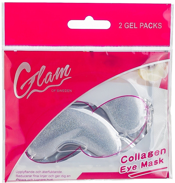 Kolagenowe płatki pod oczy - Glam Of Sweden Collagen Eye Mask Crystal — Zdjęcie N1