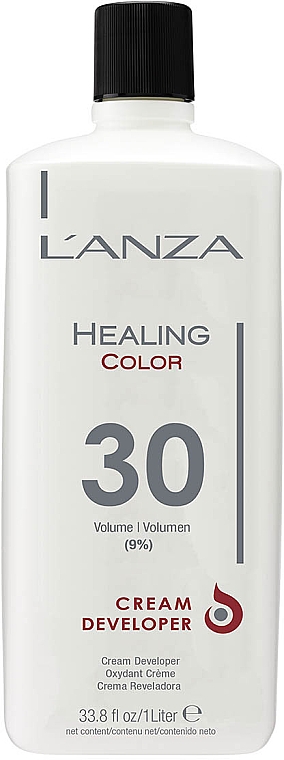 Krem utleniający do włosów - L'anza Healing Color 30 Volume Cream Developer — Zdjęcie N1