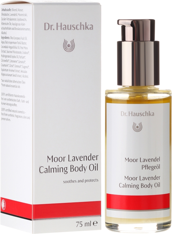 Kojący olejek do ciała Borowina i lawenda - Dr Hauschka Moor Lavender Calming Body Oil