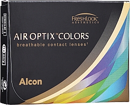 Kolorowe soczewki kontaktowe, 2 szt., green - Alcon Air Optix Colors — Zdjęcie N1
