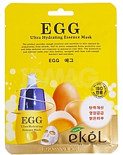 Kup Nawilżająca maska na tkaninie do twarzy z ekstraktem z żółtka jajka - Ekel Egg Ultra Hydrating Mask 