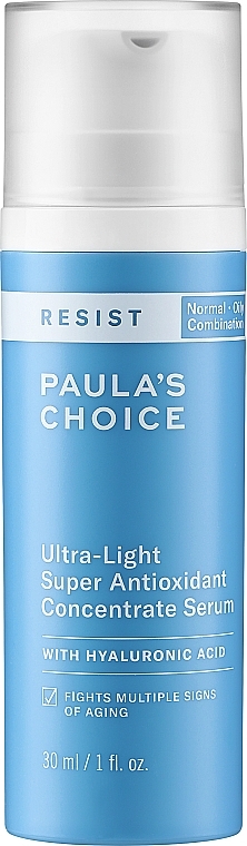 Antyoksydacyjne serum do twarzy - Paula's Choice Resist Ultra-Light Super Antioxidant Concentrate Serum — Zdjęcie N1