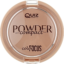 Puder w kompakcie bez lusterka - Quiz Cosmetics Color Focus Powder — Zdjęcie N2