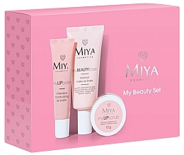 Zestaw - Miya Cosmetics My Beauty Set (lip/scr/10g + lip/balm/15ml + base/30ml) — Zdjęcie N2