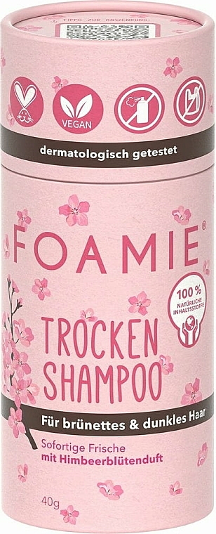 Suchy szampon dla brunetek - Foamie Dry Shampoo Berry Blossom  — Zdjęcie N1
