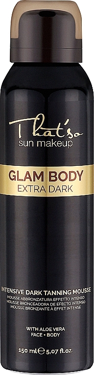 Mus samoopalający zapewniający efektowną brązową opaleniznę Extra Dark - That's So Glam Body Mousse — Zdjęcie N1