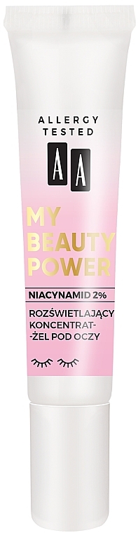 Rozświetlający koncentrat-żel pod oczy Niacynamid 2% - AA My Beauty Power Niacynamid 2% — Zdjęcie N2