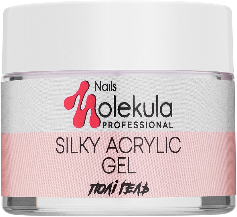 Żel akrylowy do paznokci - Nails Molekula Silky Acrylic Gel Silky White — Zdjęcie N1