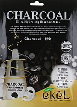 Kup Nawilżająca maska na tkaninie do twarzy z węgla drzewnego - Ekel Charcoal Ultra Hydrating Essence Mask