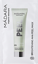 Odświeżająca maska ​​peelingująca z kwasami AHA - Madara Cosmetics Brightening AHA Peel Mask (próbka) — Zdjęcie N1