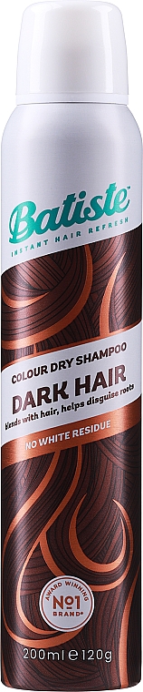 Suchy szampon - Batiste Dry Shampoo Plus With a Hint of Colour Dark Hair