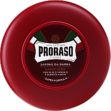 Mydło do golenia Masło shea i drzewo sandałowe - Proraso Red Shaving Soap — Zdjęcie N1