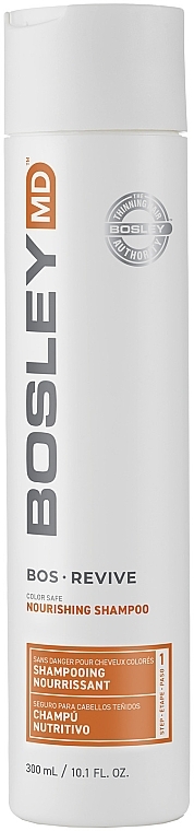 Odżywczy szampon do włosów przerzedzonych - BosleyMD BosRevive Color Safe Nourishing Shampoo — Zdjęcie N1