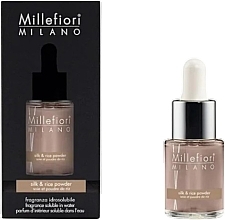 Olejek zapachowy - Millefiori Milano Silk & Rice Powder — Zdjęcie N1